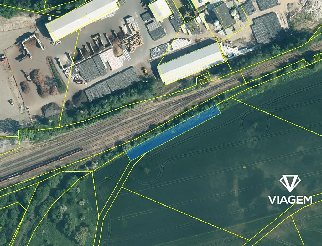 Prodej komerčního pozemku 1046 m²
